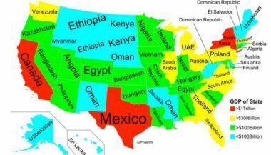 La carte des Etats-Unis qui permet de mieux comprendre la puissance américaine