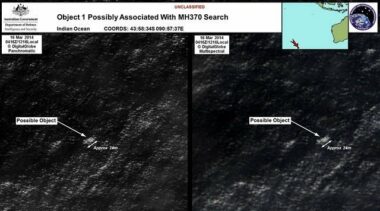 Découverte de débris peut-être liés au vol MH370 repérés par des satellites australiens