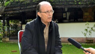 Noureddine Sail sur le départ