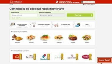 Hellofood, choisissez votre restaurant en ligne et faites vous livrer à domicile