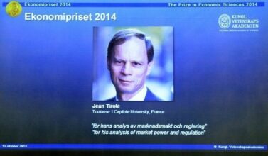 Le prix Nobel d'économie au Français Jean Tirole