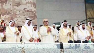 Le Roi Mohammed VI à Abou Dhabi