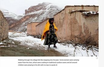 Le Haut Atlas en hiver par Youssef Boudlal