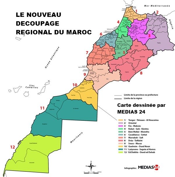 Officiel: voici la nouvelle carte des régions