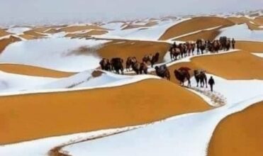 Non, il n’a pas neigé à Merzouga