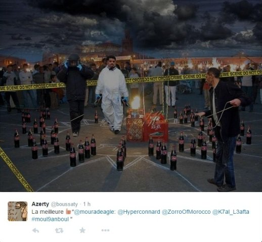 La fausse alerte à la bombe de Casablanca parodiée sur Internet