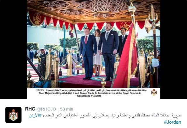 Le Roi et la Reine de Jordanie accueillis officiellement à Casablanca