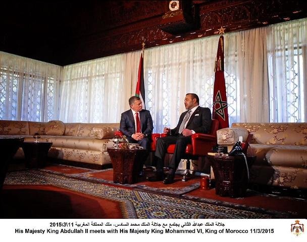 Le Roi et la Reine de Jordanie accueillis officiellement à Casablanca