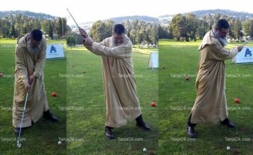 Mohamed El Fizazi dans la peau de Tiger Woods