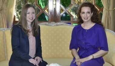 La Princesse Lalla Salma reçoit Chelsea Clinton