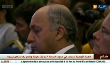 Vidéo. Laurent Fabius s'assoupit encore une fois à Alger