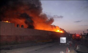 Marrakech: Violent incendie à souk Lakhmis