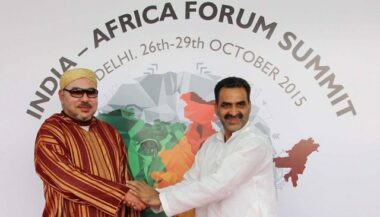 Le Roi Mohammed VI à New Delhi pour le Sommet Inde-Afrique