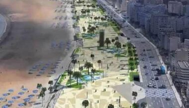 Corniche de Tanger: les buldozers en action