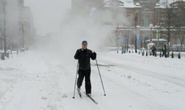 Ensevelie sous la neige, Washington est une ville fantôme