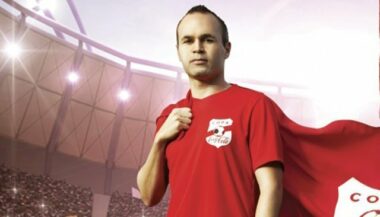Andrés Iniesta au Maroc pour la Copa Coca-Cola