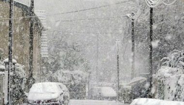 Froid, pluies et neige au menu ce mardi