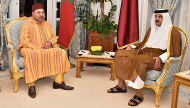 En images, le Roi Mohammed VI au Qatar