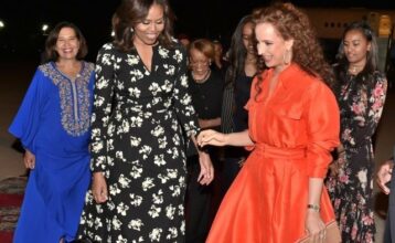 Michelle Obama accueillie à Marrakech par la Princesse Lalla Salma