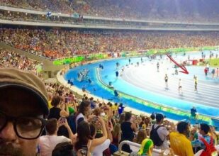 #N3ichoRio: J2, quand Réda Allali prend un selfie avec Usain Bolt...