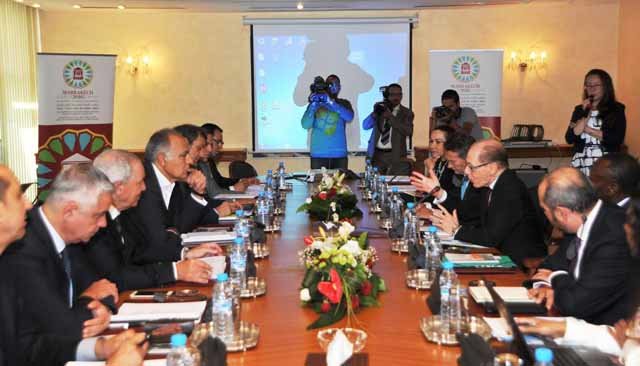 Deux journées de travail entre le comité de pilotage COP22 et l'équipe onusienne