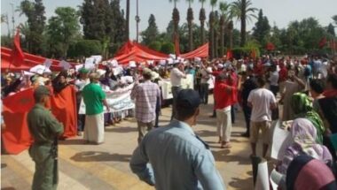 Sit-in de protestation anti-PJD à Marrakech après l'aménagement d'une route privée par l'argent de la Ville