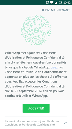 Whatsapp: Vos infos sont désormais partagées avec Facebook