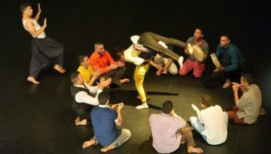 Acrobates, installations d’artistes et vidéos à Tanger