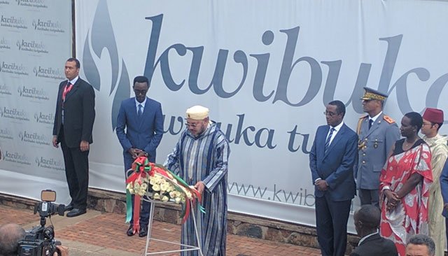 Le Roi Mohammed VI visite le Mémorial du génocide à Kigali