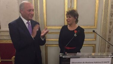 Hakima El Haite, Chevalier de la Légion d'Honneur