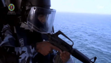 Vidéo. Impressionnant: L'assaut marocain contre le bateau de trafic de cocaïne au large de Dakhla