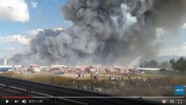 Vidéo. 31 morts dans l'explosion d'un marché de feux d'artifice au Mexique
