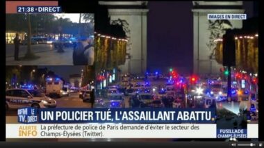 Urgent. Fusillade sur les Champs Elysées à Paris