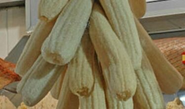 &ldquo;luffa&rdquo;, une éponge végétale biodégradable exposée au Siam.