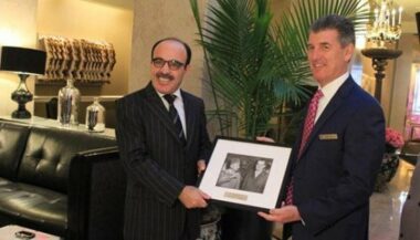 Ilyas El Omari à Washington pendant la manifestation d’Al Hoceima