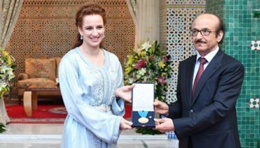 Images. La Princesse Lalla Salma reçoit la médaille d'or de l’OMS