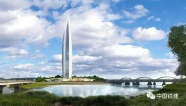 Tour de Rabat. Maquette et montant du marché du plus haut immeuble d'Afrique