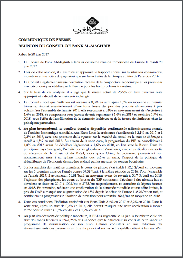 En direct. La conférence de presse de Abdellatif Jouahri