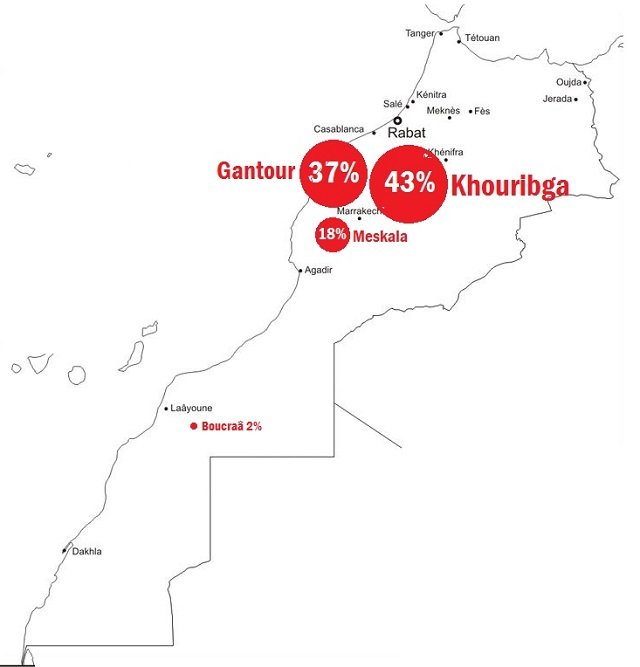 Comment sont exploités les phosphates de Boucraa par OCP Comment sont exploités les phosphates de Boucraa par OCP