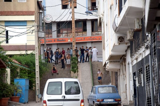 Al Hoceima: population dans la rue, le jour de l'Aïd