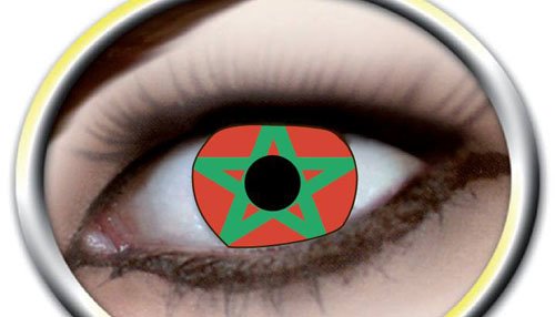 Insolite. Alpha55 met en vente des lentilles &ldquo;drapeau du Maroc&rdquo;!