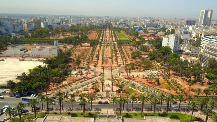 Casablanca. Le parc de la Ligue arabe et la place Mohammed V en images