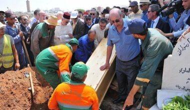 Obsèques à Rabat de feu Abdelkrim Ghallab