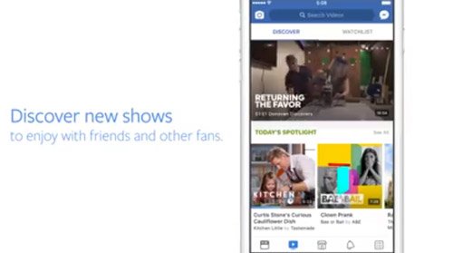Facebook lancera prochainement son propre service vidéo &ldquo;Watch&rdquo;