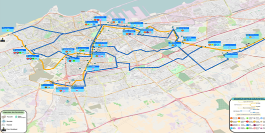 Casablanca: Des autobus supplémentaires pour remédier à l'interruption provisoire d’une ligne de tramway