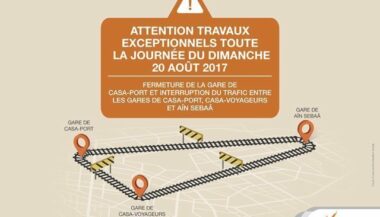 ONCF: fermeture de la gare Casa-port à la circulation des trains le 20 août