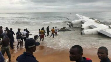 Crash d'un avion militaire à Abidjan