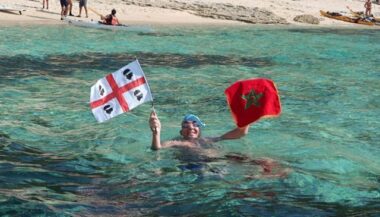 Après le Détroit de Gibraltar et le Détroit Bonifacio, Dino Sebti participe au &ldquo;Morocco swim trek&rdquo;