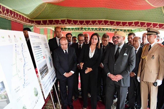 Le Roi Mohammed VI lance l'extension de la ligne 2 du tram Rabat-Salé