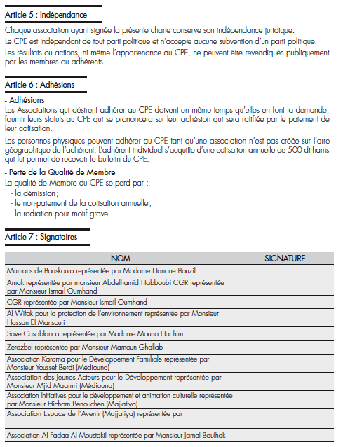 Une charte et une pétition légale pour la fermeture de la décharge de Médiouna